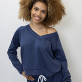 Suzette V Neck Cloud Sweatshirt