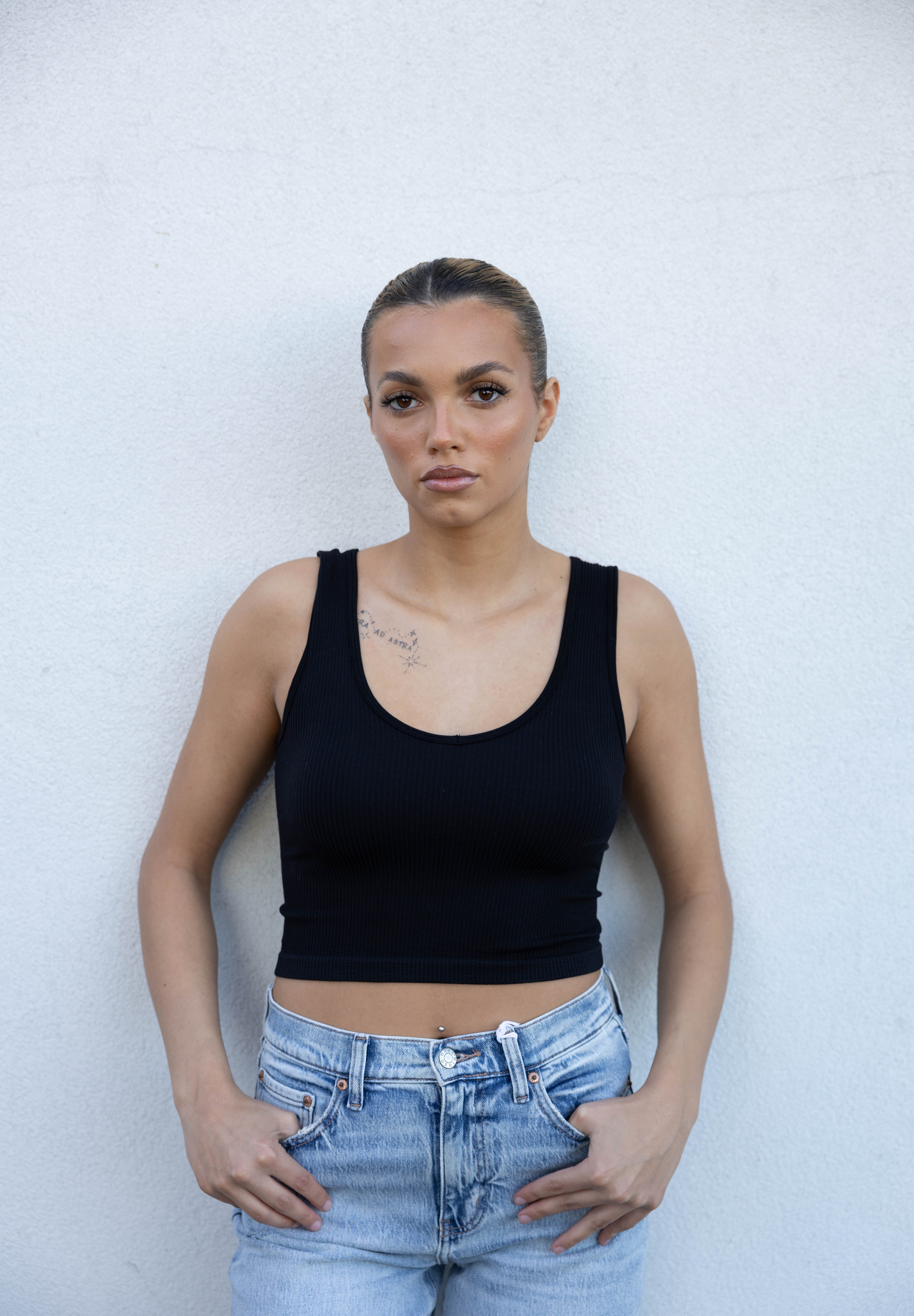 Crop Top - Black, Women's Tops Collection