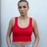 Crop Top - Red, Women's Tops Collection