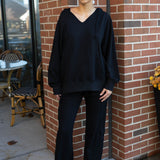 Brush Soft Cloud Cargo Pocket - Black, Women's Lounge Collection