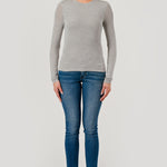 Double Layered Baby Hacci Long Sleeve - grey, women's top collection