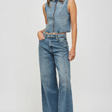 Hidden - High Rise Wide Leg Pant
