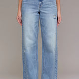 Hidden - Mid Rise Dad Jean - medium denim, women's jean collection