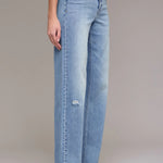 Hidden - Mid Rise Dad Jean - medium denim, women's jean collection