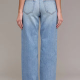 Hidden - Mid Rise Dad Jean - medium denim, women's jean collection