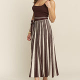 Tank With Pleated Stripe Dress