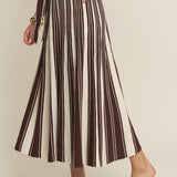Tank With Pleated Stripe Dress