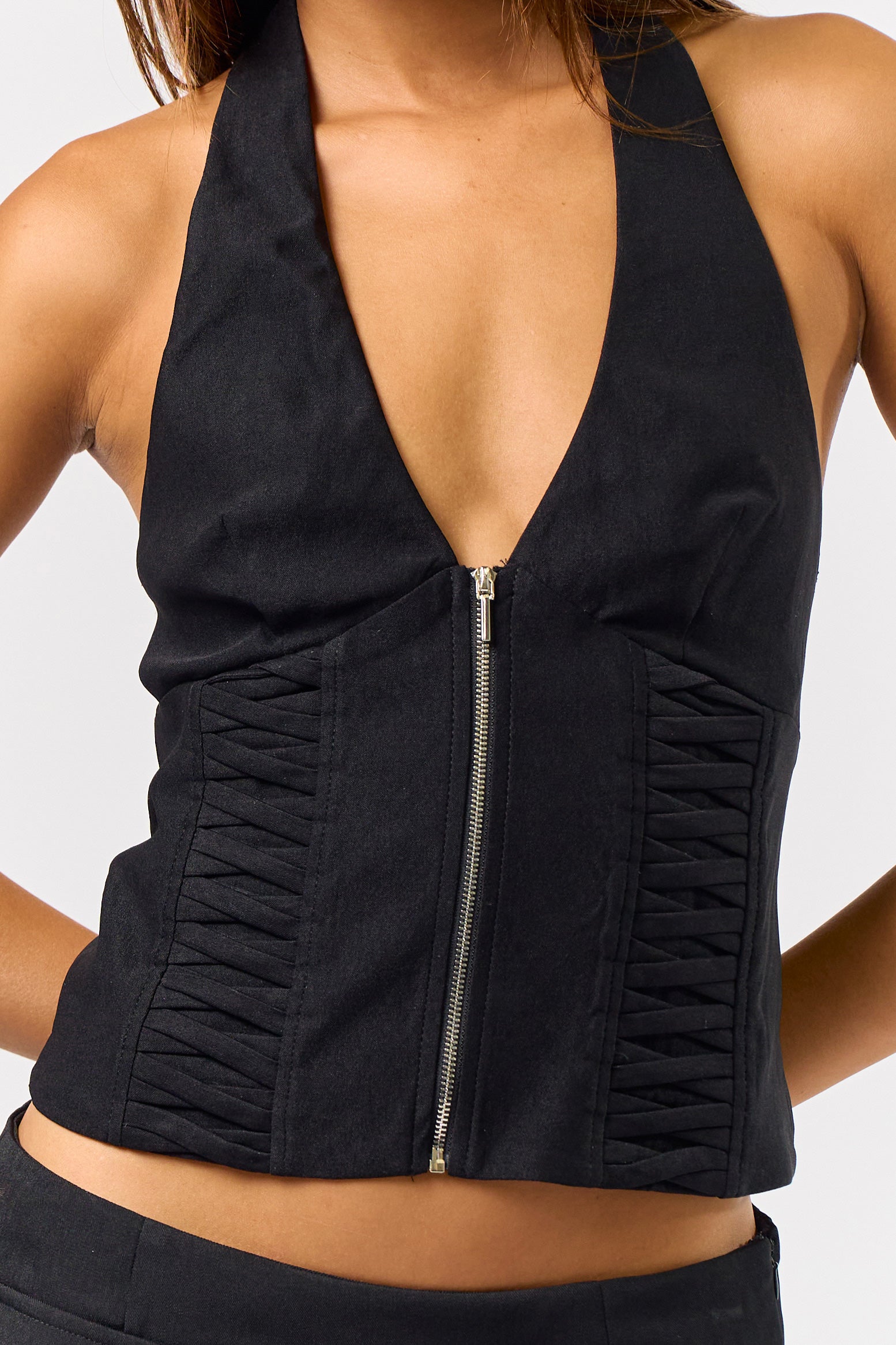 Halter Top - Black, Women's Tops Collection