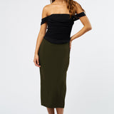 Off Shoulder Corset Top - black, womens top collection