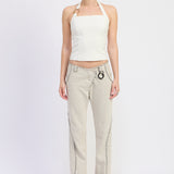 Hardware Halter Top