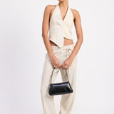 Pant With Shoelace Belt - Ivory, Women's Pants Collection