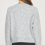 Heart Button Sweater Cardigan