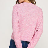 Heart Button Sweater Cardigan