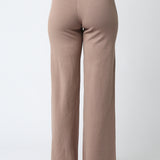 Vest Top With Wide Leg Pant Set - taupe, womens matching set collection