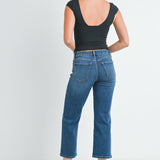 Just Black - Petite Straight Leg Jean