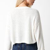 American Flag Sweater - Off White, Women's Sweater Collection
