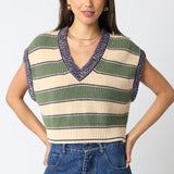 Striped Sweater Vest
