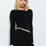 Fitted Top With Collar Detail