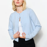 Knit Cardigan - light blue, womens cardigan collection