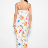 Fruit Print Cami Tank Top - Ivory Multi, Women's Tank Top/Matching Set's Collection