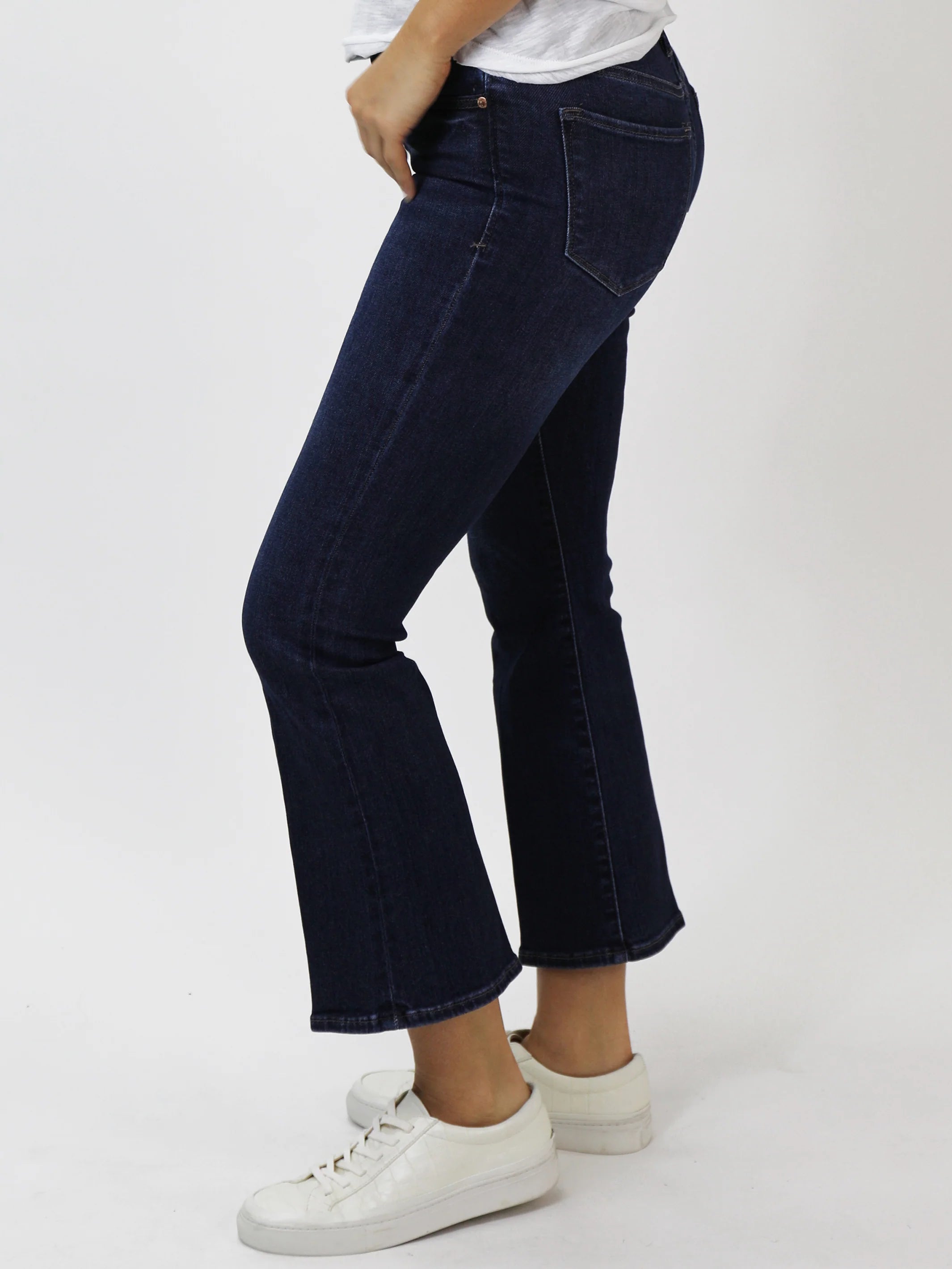 Dear John - High Rise Flare - dark denim, womens jean collection