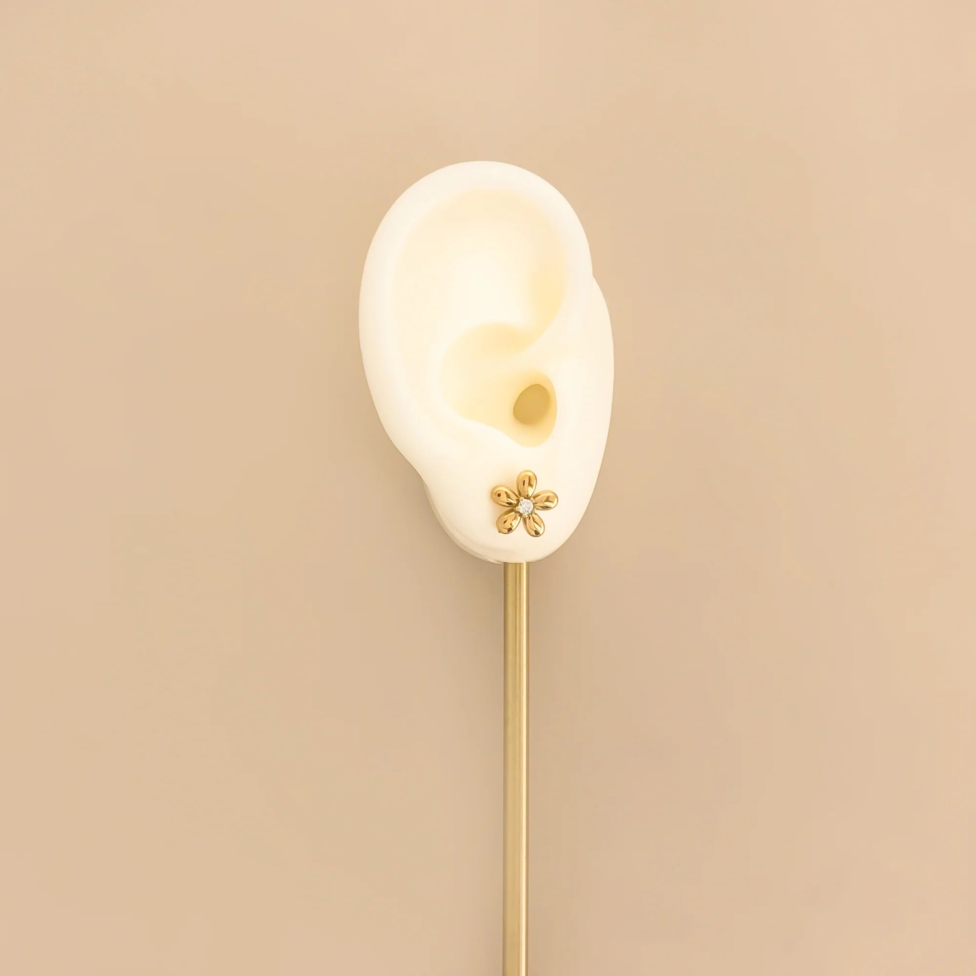 Daisy Stud Earrings - Gold, Women's Earrings Collection