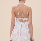 Cutout Ruched Mini Dress - Malva, Women's Dresses Collection