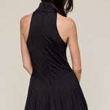 Turtleneck Mini Dress - black, womens dress collection