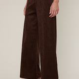 Suede Wide Leg Trouser