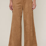 Suede Wide Leg Trouser