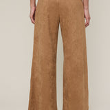 Suede Wide Leg Trouser