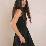 Mock Neck Maxi Dress - black, womens dress collection
