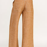 Linen Stitch Wide Pant