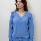Suzette Cuddle Soft V Neck Sweatshirt