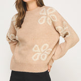 Floral Embroidered Sweater