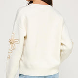 Floral Embroidered Sweater