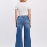 Vervet - High Rise Super Soft Crop Slim Wide, womens jean collection