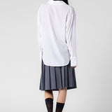 Long Sleeve Button Down Top - Off White, Women's Tops Collection