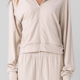 Brushed Knit Sweater - Bone, Women's Lounge Collection
