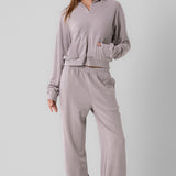 Brushed Knit Sweater - Grey, Women's Lounge Collection