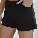 Low Rise Shorts - black, womens shorts collection