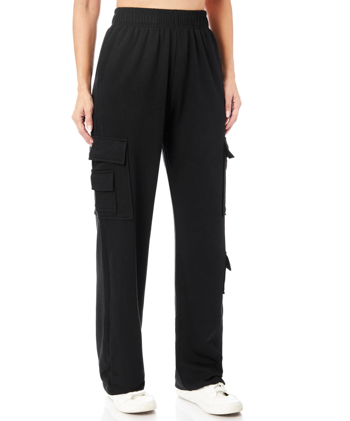 Brush Soft Cloud Cargo Pocket - Black, Women's Lounge Collection
