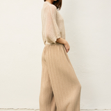 Pleated High Waisted Pant