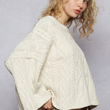 Bell Sleeve Chunky Sweater