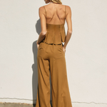 Tie Front Pant - Golden Palm, Women's Bottoms Collection