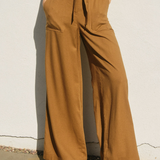 Tie Front Pant - Golden Palm, Women's Bottoms Collection