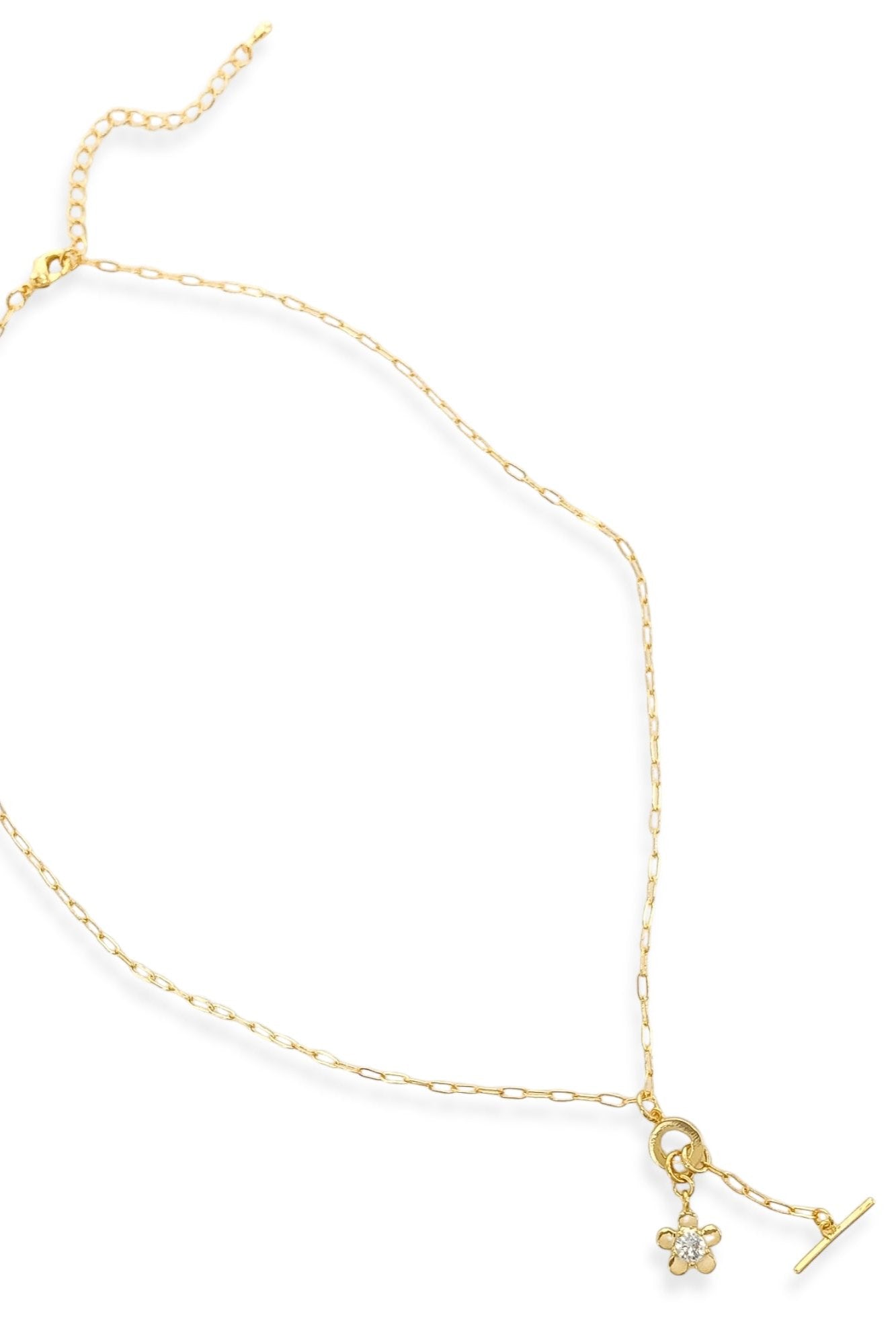 Dainty Flower Necklace - Gold, Women's Necklaces Collection