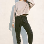 Light Weight Cargo Pant - Acid Black, womens jogger collection 
