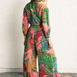 Printed Wide Leg Pant