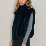 Collared Fur Vest